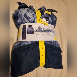 Snozu Kids' 2-Piece Snowsuit Jacket and Bib Pant